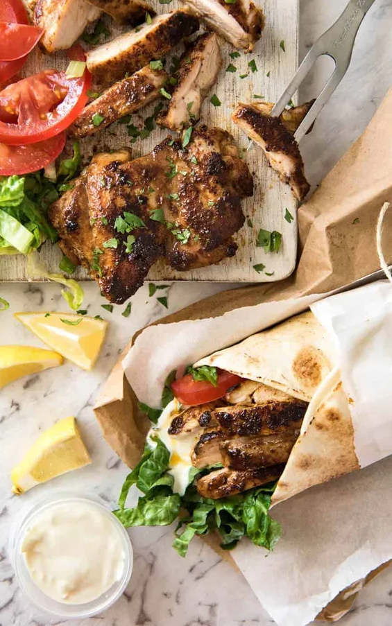 Middle Eastern Shawarma and Falafel